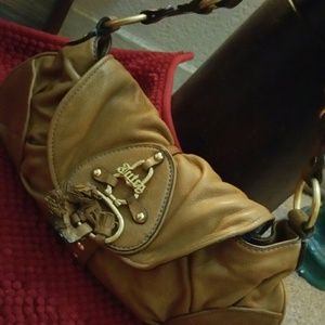 Juicy Couture Tan Leather Vintage Hobo